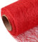 Schnoschi Dekostoff rot, Rolle 9 m x 30 cm, Tischläufer, Dekonetz, Tischband, Netzstoff, Textil-Netzgewebe