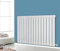 NRG Radiator 600x1020 Horizontal Flat Column Designer Radiator Bathroom Central Heating Single Panel Gloss White