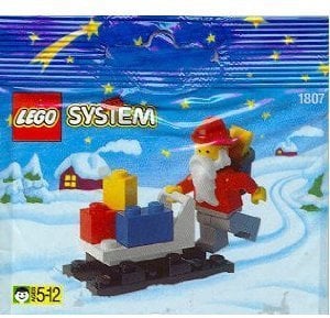 LEGO Holiday Seasonal Mini Figure Set #1807 Santa Claus Sleigh by LEGO