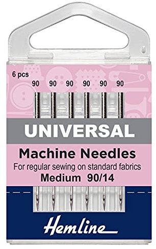 Hemline Sewing Machine Needles - Universal - Size 90/14 H100.90