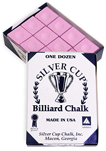 SILVER CUP Pack of 12 Pink Chalks