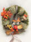 Türkranz Wandkranz rund mit Pilz Natur ø 28 cm - Herbst - Willkommensgruß 847