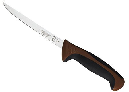 Mercer Culinary Millennia Narrow Boning Knife, Brown, 6-Inch
