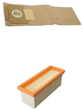daniplus© SET 10 Staubsaugerbeutel + Filter passend für Kärcher 2701, 2801, 6.904-263