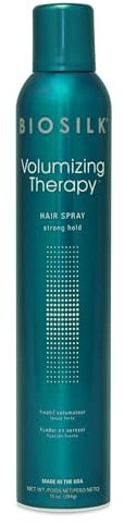BioSilk Volumizing Therapy Hair Spray | Strong Hold, Volume, Silk Infused | Natural Ingredients, Paraben Free | 340g