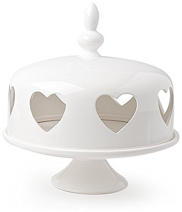 HERVIT ART. 26150 ALZATA PORCELLANA CON COPERCHIO DIA.28X30 CM(H)