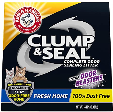 ARM & HAMMER Clump & Seal Cat Litter, Fresh Scent 14lb