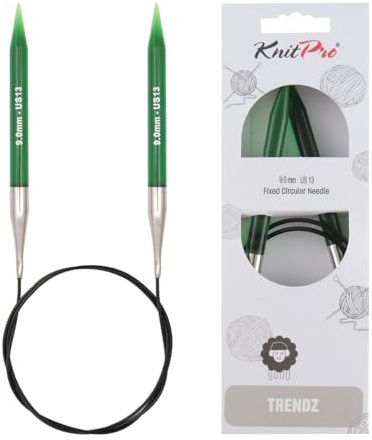 KnitPro Trendz Fixed Circular Needles 40 (100cm) | 9.00mm