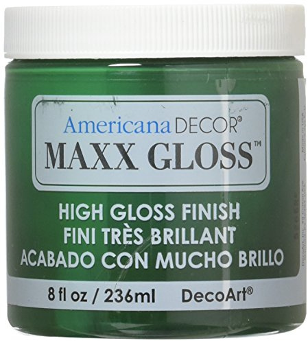 DecoArt Americana Décor Maxx Gloss Bottle Paint, Acrylic, Poblano Pepper, 7 x 7 x 8 cm