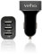 Veho Triple USB 5V 5.1A Car Power Charger for Smartphones & Tablets, Action Cameras, Power Banks, Portable Speakers - Black (VAA-010)