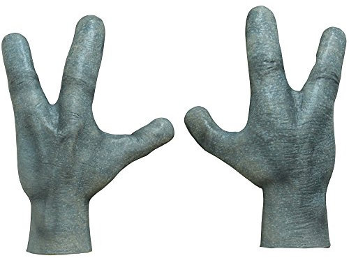 Ghoulish Productions 25364 Hands Aliens Maske, grau