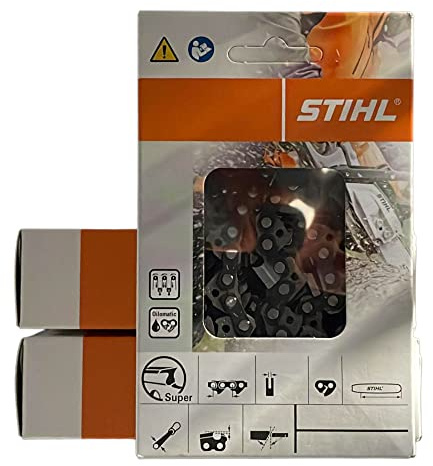 Fritz Krug Set: 3 Stück Stihl Sägeketten Rapid Super (RS) 325 1.6mm 82 TG Vollmeissel