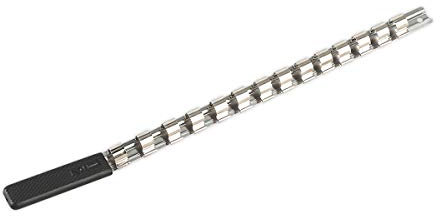 Sealey Ak1214 Socket Retaining Rail with 14 Clips 1/2Sq Drive