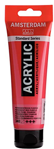 Amsterdam Standard Series Colores Acrílicos Tubo 120 ml Rojo Permanente Púrpura 348 (17093482)