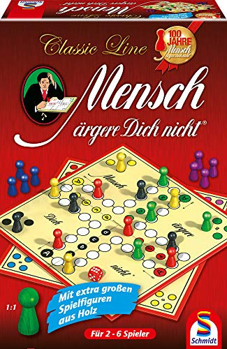 Mensch ärgere Dich nicht Mit Grossen Holzfiguren
