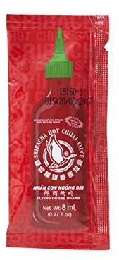 20x / 50x /100x Sriracha Chilisauce a 8ml super scharfe chillisoße hot spicy FLYING GOOSE chilli sauce (50)