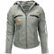 Urban Leather 58 Vestes pour femme, Gris Clair, Taille 44/2XL