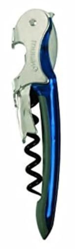 Murano, cavatappi da cameriere, colori traslucidi Blu.