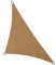 nesling Coolfit Sonnensegel (Dreieck 90° 4,0m x 4,0m x 5,7m, Sand) Sonnenschutz, Wasser und Wind durchlässig, UV-beständig