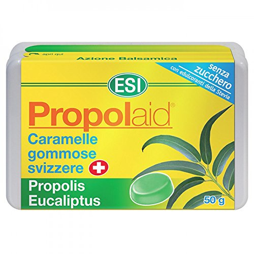 Esi Propolaid Süßigkeit Chewy Swiss + Propolis Eucalyptus Sugar Free 50g