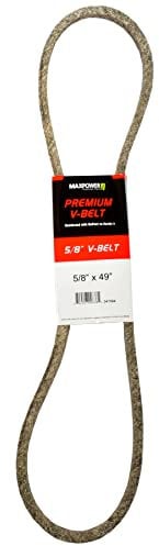 Courroies MaxPower 347594, renforcé au kevlar, 5/8 x 49 - 5L490 - longueur extérieure L(a) 1250 mm.