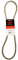 Courroies MaxPower 347594, renforcé au kevlar, 5/8 x 49 - 5L490 - longueur extérieure L(a) 1250 mm.