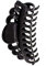 Haarschmuck Haarklammer für langes Haar Hair Haarspange Klammer groß 13,5 cm Standard