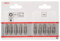 Bosch Professional Bit Extra-Hart für Pozidriv-Kreuzschlitzschrauben (PZ3, Länge: 25 mm, 10 Stück), 2607001563