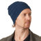 CHARM Herren 100% Baumwolle Beanie - Handmade Sommer Mütze Damen Häkel Strick Blau