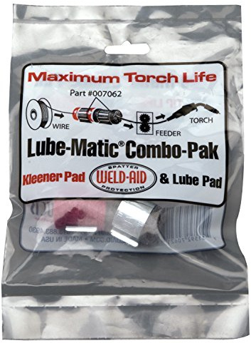 Weld-Aid 007062 Lube-Matic Combo-Paks, One Red Wire Pad/One Black Lube Pad