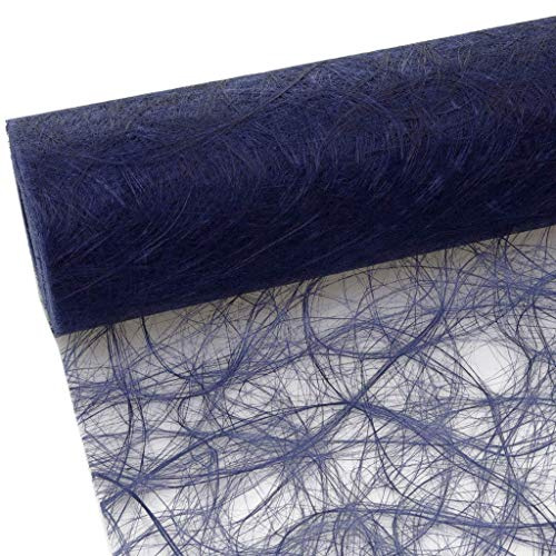 Deko AS GmbH Sizoweb Tischband dunkelblau 30 cm Rolle 25 Meter - 64 035-R 300