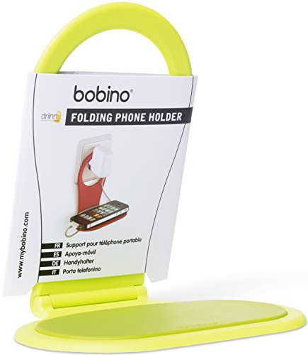 Bobino - Limettengrün - Stilvoller, Minimalistischer Laderegal - Für Smartphones & Echo Dot - Faltbar mit Scharnier