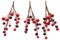3 Beerenzweige 7cm Dekozweige Tannenzweige Weihnachtsdeko