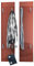 Vladon Wandpaneel 120, Made in Germany, Garderobenpaneel bestehend aus 2 Paneelen, Bordeaux Hochglanz (je 28 x 120 x 2 cm)