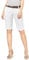FRESH MADE Basic Bermuda-Shorts im Chino Stil mit Gürtel White L
