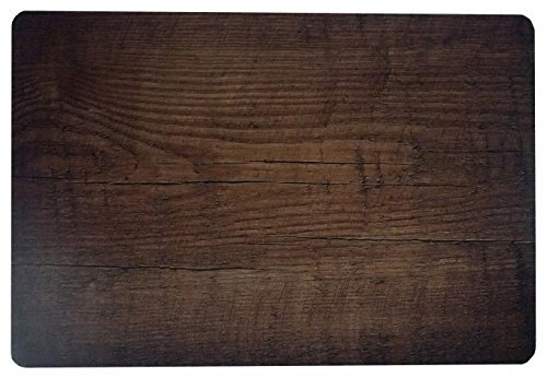 Schreibtischunterlage Motiv: braunes Holzmuster 40 x 60 cm abwischbar