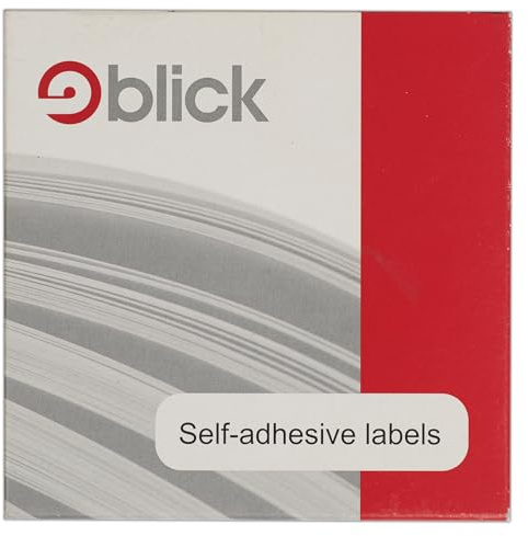 Blick Labels, White, Self Adhesive Stickers, Coloured Dot, Circles, 13mm, 2800 Labels, for Home, Office, Family, School, Holiday Calendar Organising, Planner, Rewards Chart, Colour Coding