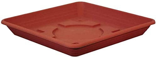 geli Thermo Plastic Sottobicchieri Nora Quadrata in Plastica - Terracotta, 50 x 50 cm