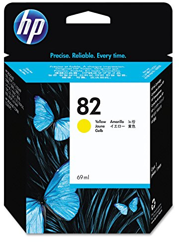 HP 82 Original Ink Yellow Standard Capacity 69 ml Pack of 1