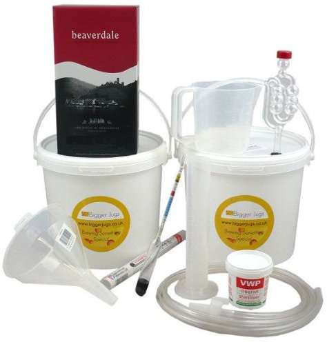 Bigger Jugs Gift Winemaking Set - Red Wine (6 Bottle Size) - Merlot