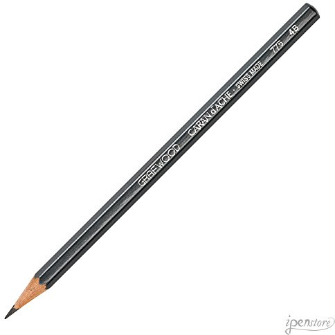 Caran D'ache Grafwood Graphite Pencil - 4B (775.254)