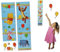 alles-meine.de GmbH 3-D Meßlatte Winnie The Pooh - Wandtattoo selbstklebend mit 4 Sticker - wasserfest - Messlatte Bär Kinderzimmer Wandsticker Aufkleber Pop-Up