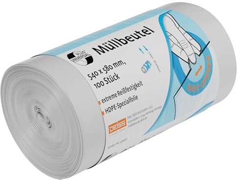 Müllbeutel DEISS UNIVERSAL PLUS 30 L, 100-er Pack