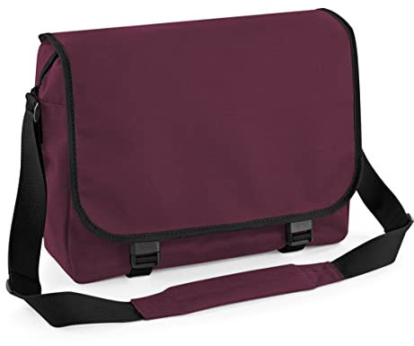 BagBase Bg021burg Kuriertasche, burgunderfarben, M