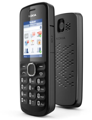 Nokia 110 Dual Sim Mobile Phone Unlocked Black