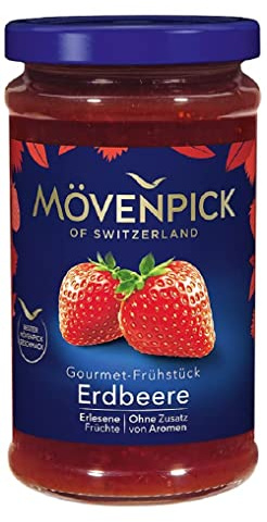 Mövenpick Gourmet-Frühstück Erdbeere, Fruchtaufstrich, 8er Pack (8 x 250 g)