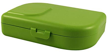 ajaa! Bio Brotdose - Lunch-Box aus nachwachsenden Rohstoffen ohne Melamin, ohne Weichmacher wie BPA (lime)