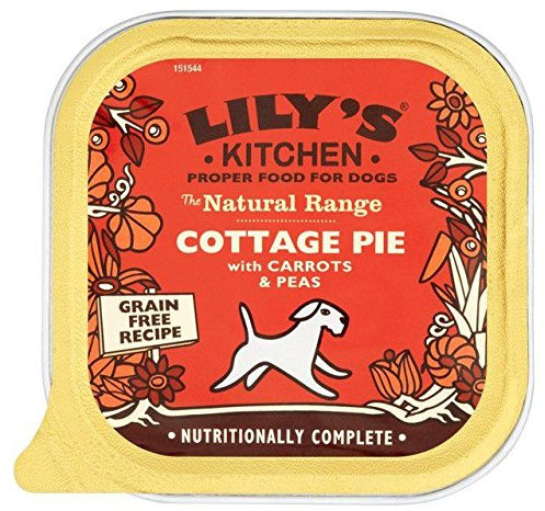 Lilie Küche Natürliche Cottage Pie Mit Karotten Und Erbsen Für 150G Hunde (Packung mit 4)