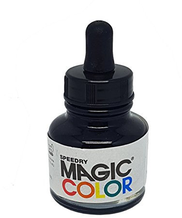 Tap Magic Bouteille d'encre Couleur Magique, Noir Quasar/Opaque, 28 ML
