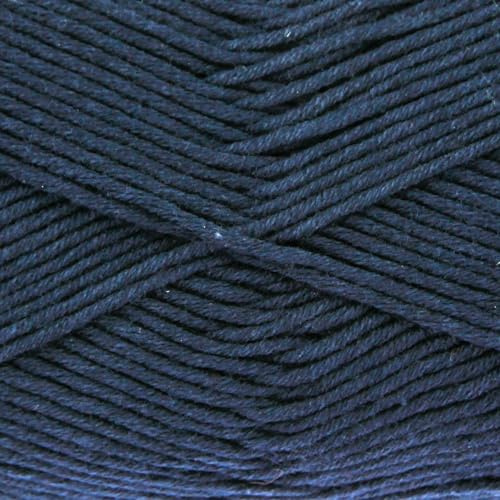 King Cole 30542 Bamboo Cotton Navy Yarn - 230M, 100g Double Knit